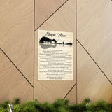 Printify Premium Matte 11x14 Poster - Simple Man - Design 2