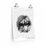 Lyrics -- Cole & Ashley 04/29/2017 -- 11x14 -- Printify
