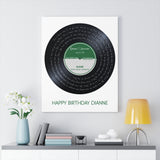 Lyrics Song -- Canvas 24"x30" -- Dianne Lawrence