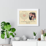 Lyrics Song -- White framed poster/ 11"x14" -- Kyle & Marie 09.08.2012