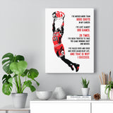 Motivational Jordan Quote Poster -- Canvas 12x16 -- 2 -- Printify