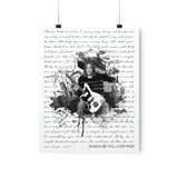 Printify Premium Matte 11x14 Poster - Simple Man 1.3 - Always be you, love Mom Lisa