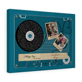 Cassette -- Bill & Rachael 09.13.2021 -- Canvas 12x16 -- Printify