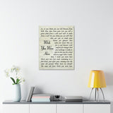 Printify Canvas Gallery Wraps 24x30 - Wish You Were Here - Design 17