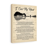 I cross my heart lyrics -- Canvas 11x14 -- 7 -- printify