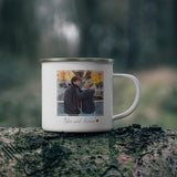 Enamel Mug -- Tyler and Kenna <3 -- 12oz -- Printify