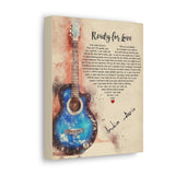 Lyrics Song -- Canvas 8"x10" -- I Am Ready For Love (India Arie)