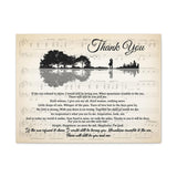 Canvas Gallery Wraps 24x18 Printify - Thank You - Design 27