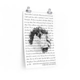 Lyrics -- Spencer and Samantha 03/03/2022 -- 12x18 -- Printify