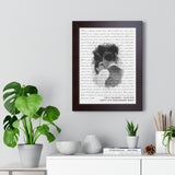 Music Lyrics Song -- Black Framed 12”x16” -- Tim & Saundra