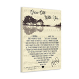 Printify Canvas Gallery Wraps 18x24 - 12 Years Down and a Lifetime To Go. I Love You Tori - Grow Old With You