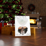 Lyrics Song -- Canvas 18"X24" -- Danielle & Zachary