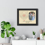 Framed 14x11 Printify - Trish & Jeff - Had Me From Hello
