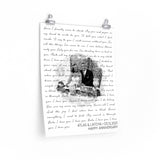 Lyrics -- Atlas and LaToya 03/12/2021 -- 16x20 -- Printify
