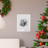 Lyrics -- Chris & Darlene (Forever & Always) -- 11x14 -- Printify