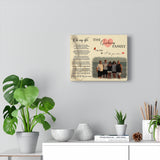 Music Lyrics Song  -- The Grahams -- Canvas 10"x8" -- printify