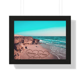 Love Anniversary Print -- Black Framed 12”x16” -- Nicolas & Loressa