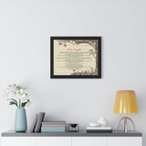 Lyrics -- Better Together -- New style 2 -- Black framed 16x20 -- Printify