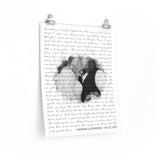 Lyrics -- Hannah and Amanda 04.03.2021 -- 16x20 -- Printify