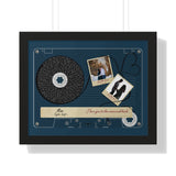 Cassette -- Joey & Alexa 02.18.2020 -- Black framed 16x20 -- Printify