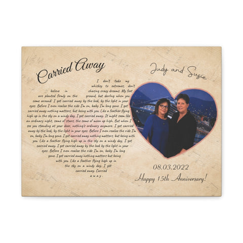 Photo Collages -- Canvas 12"X16" -- Judy and Susie 08-03-2022