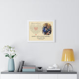 Gifts White Framed Poster 16"x20" -- Roosevelt & Linda 1992~2022