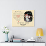 Lyrics -- Billy and Amber 08/15/2014 -- Canvas 18x24 -- Printify
