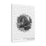 Music Lyrics Song -- Canvas 18"X24" -- Victoria & Ronald