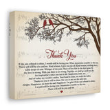 Canvas Gallery Wraps 10x8 Printify - Thank You - Design 25