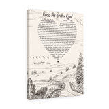 Country Music Song -- Canvas 18"X24" -- Tom & Stephanie