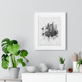 Printifty White Framed 11x14 Poster - Simple Man 1.3 - Love You, Mom - 5/26/2023