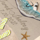 Couple Beach 30x60 -- Jared & Chelsey