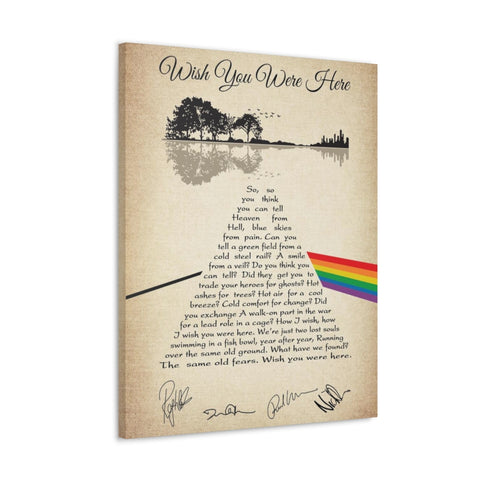 Canvas 24x30 Printify - Wish You Were Here - Design 3