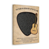 Printify Canvas Gallery Wraps 11x14 - VICTORY IN JESUS by Little Ol' Me - OCTOBER 20, 2017