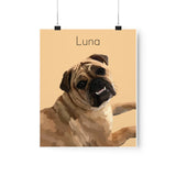 Printify Poster 9x11 - Luna Dog 2.6