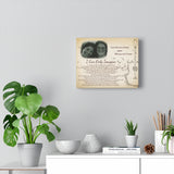 Lyrics -- Mommy and Yvonne -- Canvas 8x10 -- Printify