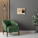 Lyrics -- DEBBIE AND SEAN 10.10.21 -- Canvas 12x16 -- Printify (New)