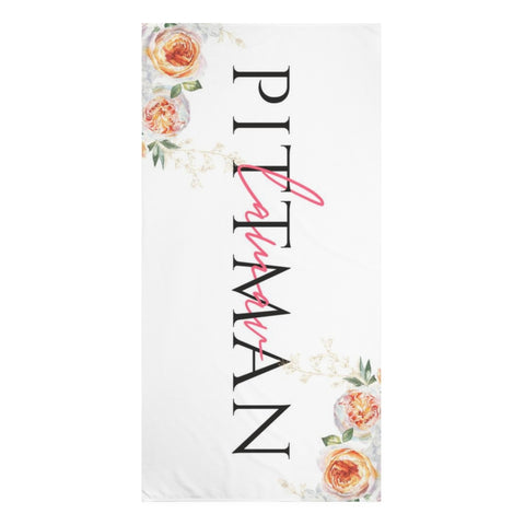 Couple Beach -- Standard Beach Towel, 30x60 -- PITTMAN & Lamar