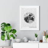 Lyrics Song -- Black Framed poster/ 12”x16” -- MR&MRS NELSON
