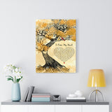 I Cross My Heart Lyrics Poster -- canvas 18x24 -- 19 -- printify