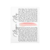 Printify Premium Matte 11x14 Poster - Maggie May - Font Title 1 - Font Lyrics 3