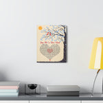 Canvas Gallery Wraps 11x14 Printify - Keep Me In Your Heart - Heart Love In The Sun