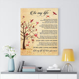 in My Life Lyrics -- Canvas 24"x30" -- 31