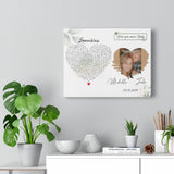 Lyrics -- John & Michelle 05-11-2019 -- Canvas 11x14 -- Printify