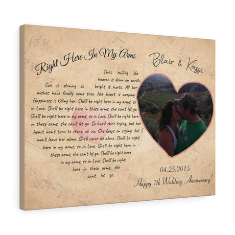 Husband Gifts -- Canvas 18"x24" -- Blair&Kassi