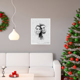 Lyrics -- C.J. & Vanessa -- 18x24 -- Printify