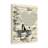 Music Song Lyrics -- Iris (Goo Goo Dolls) -- Canvas 11x14 -- Printify