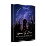 Love Wall Art -- Canvas 12"X16" -- Michael & Cassi