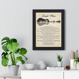 Simple Men -- 2 -- Black Framed 12”x16” -- Printify