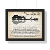 Forever after all (Luke combs) -- Black framed 16x20 -- Printify